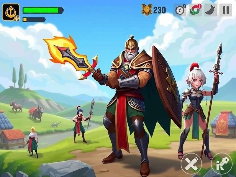 Unity Warrior Conqueror gameplay screenshot
